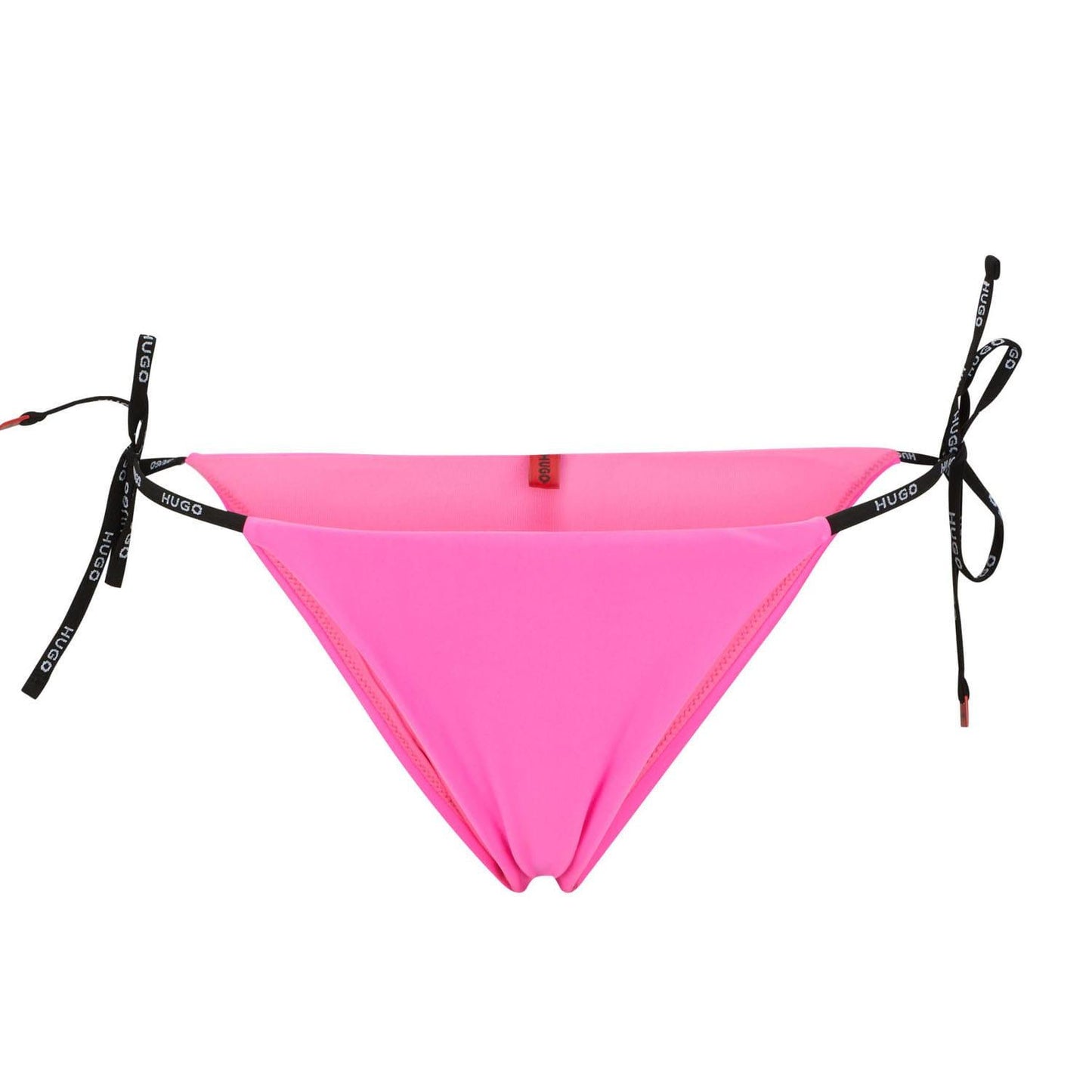 Pink - Front - Hugo Womens-Ladies Pure Side Tie Bikini Bottoms