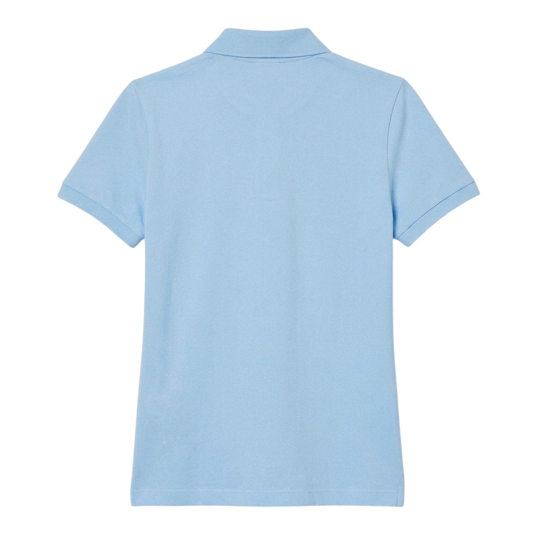 Blue - Back - Lacoste Womens-Ladies Petite Polo Shirt