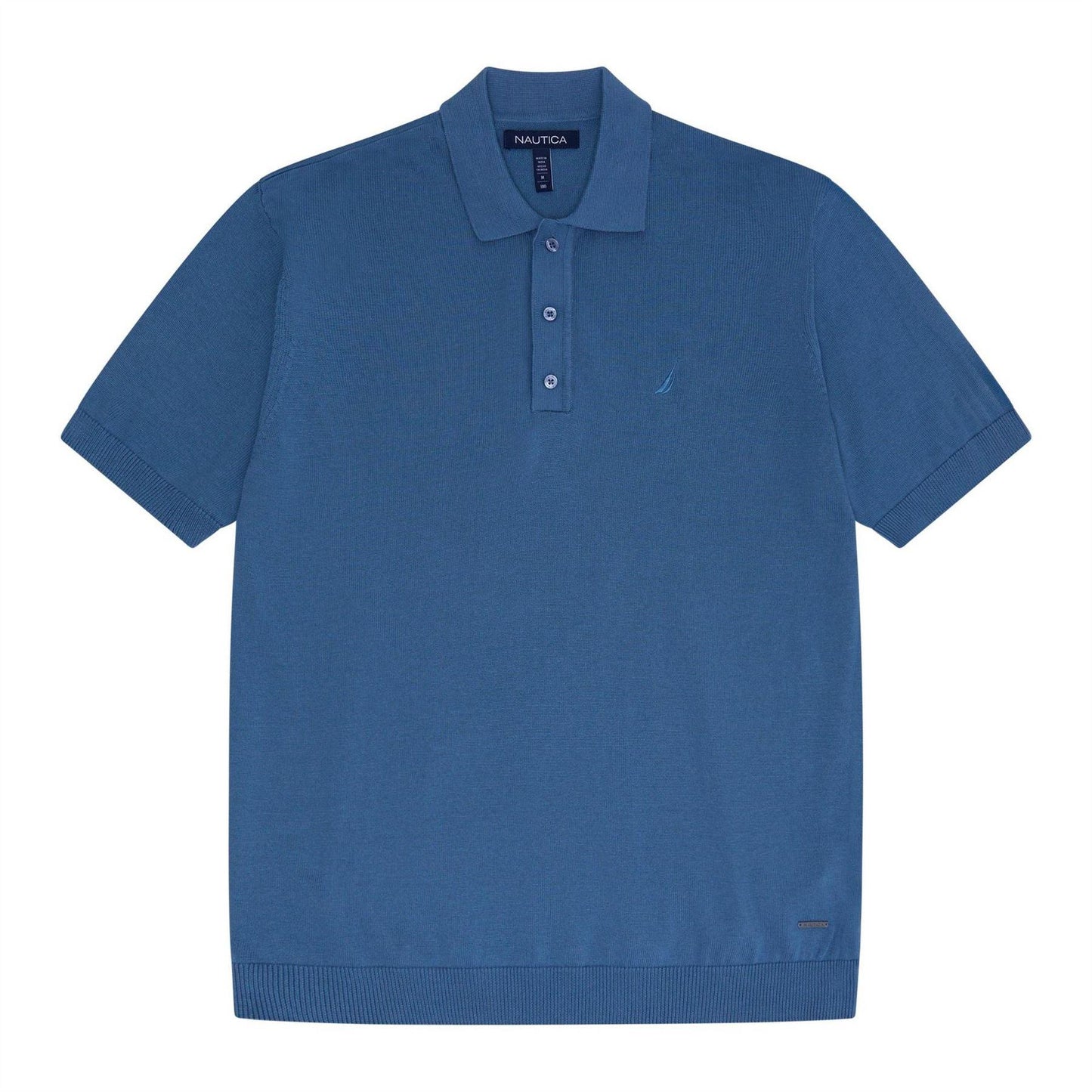 Teal - Front - Nautica Mens Olas Polo Shirt