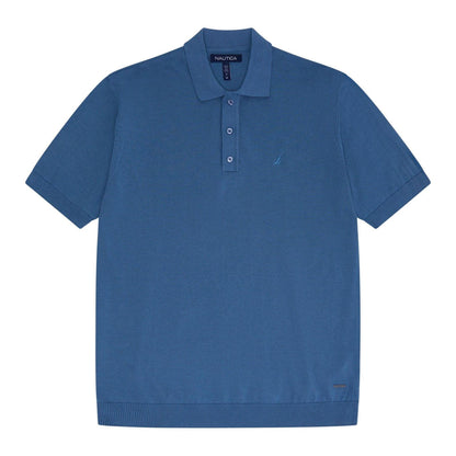 Teal - Front - Nautica Mens Olas Polo Shirt