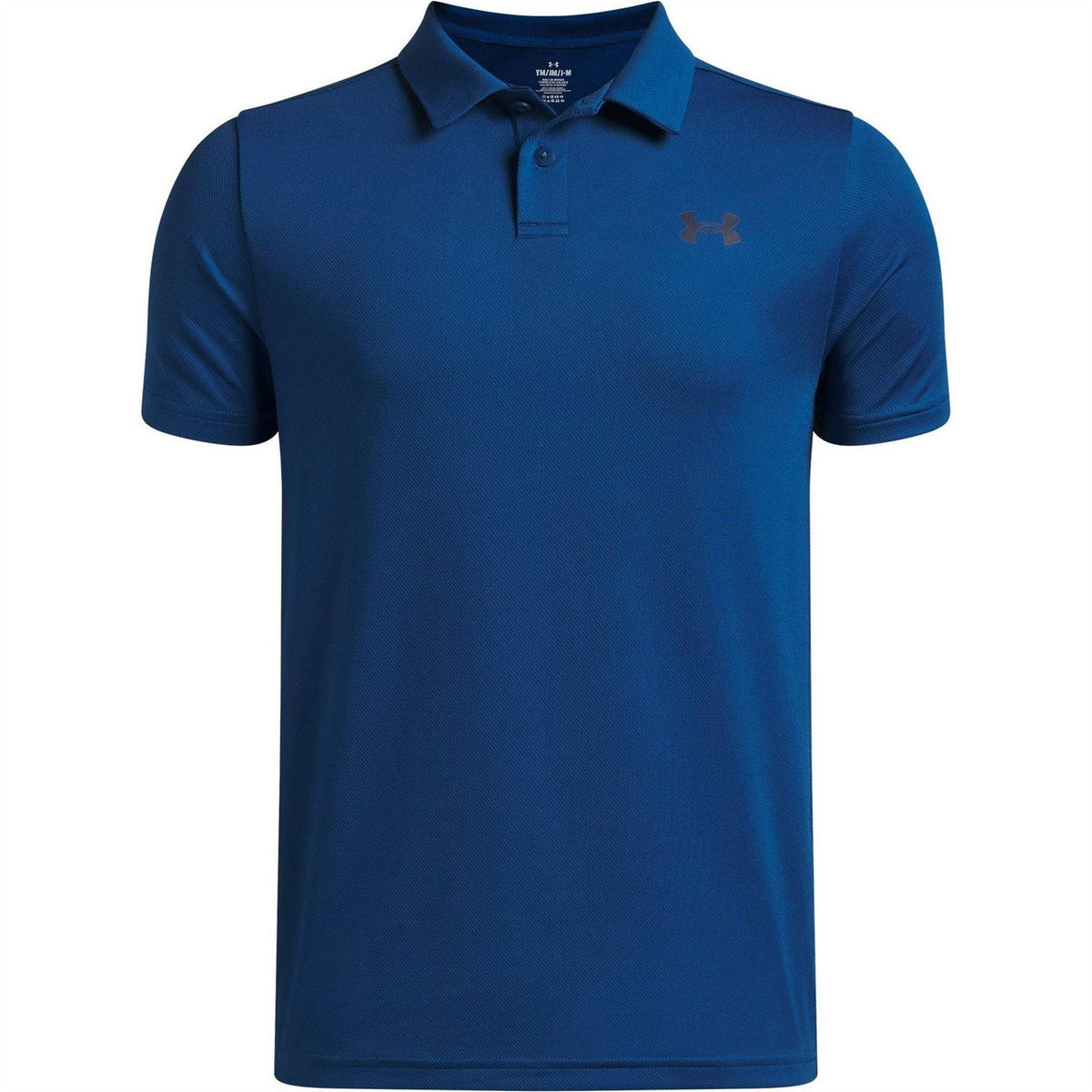 Blue - Front - Under Armour Boys Matchplay Polo Shirt