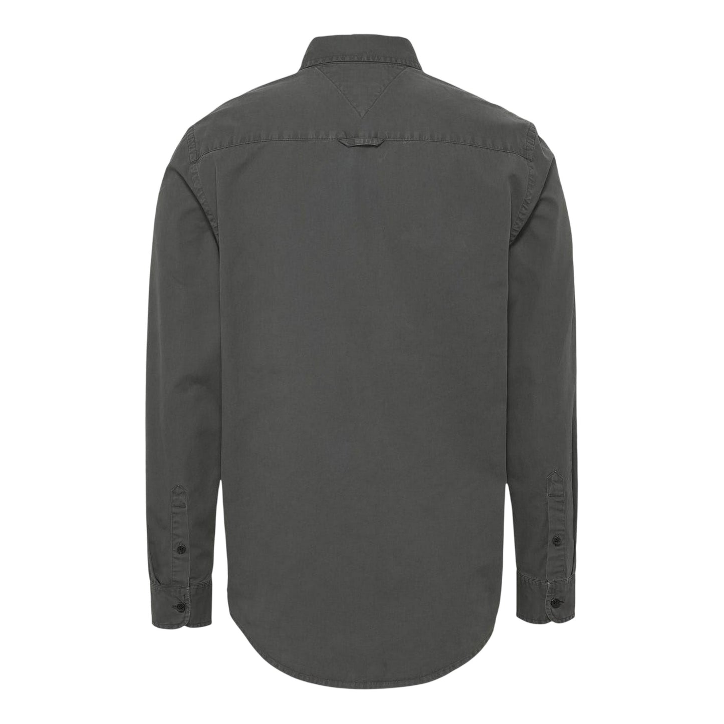 Black - Back - Tommy Jeans Mens Washed Twill Shirt