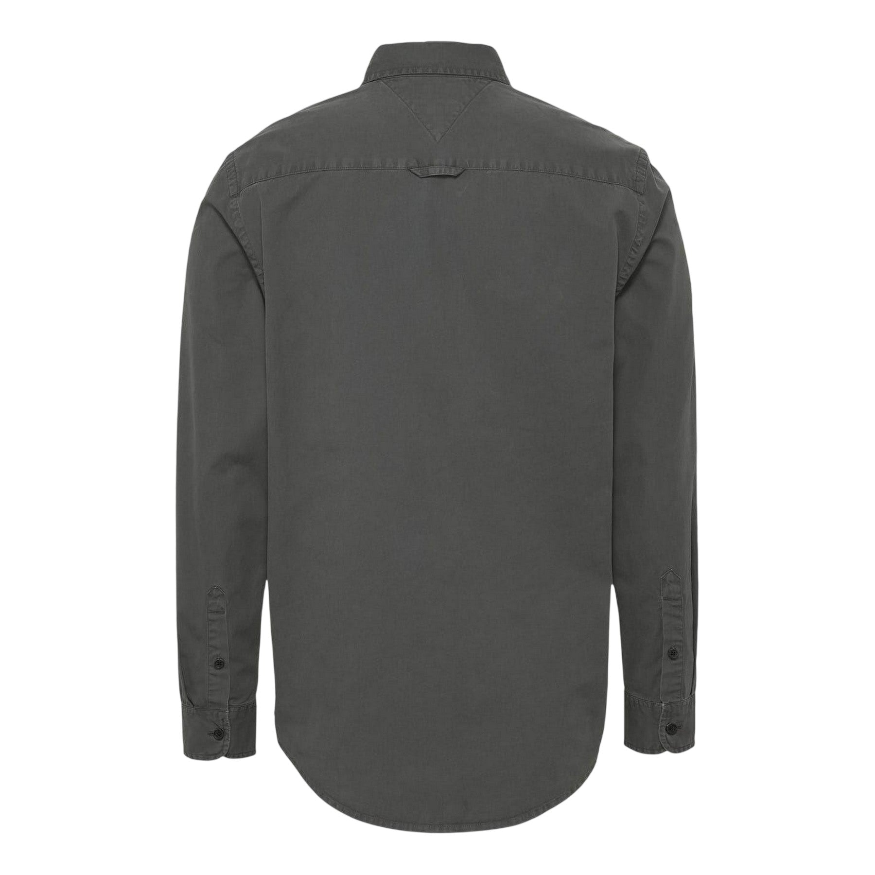 Black - Back - Tommy Jeans Mens Washed Twill Shirt