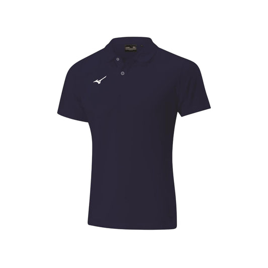 Navy - Front - Mizuno Childrens-Kids Shizuoka Logo Polo Shirt
