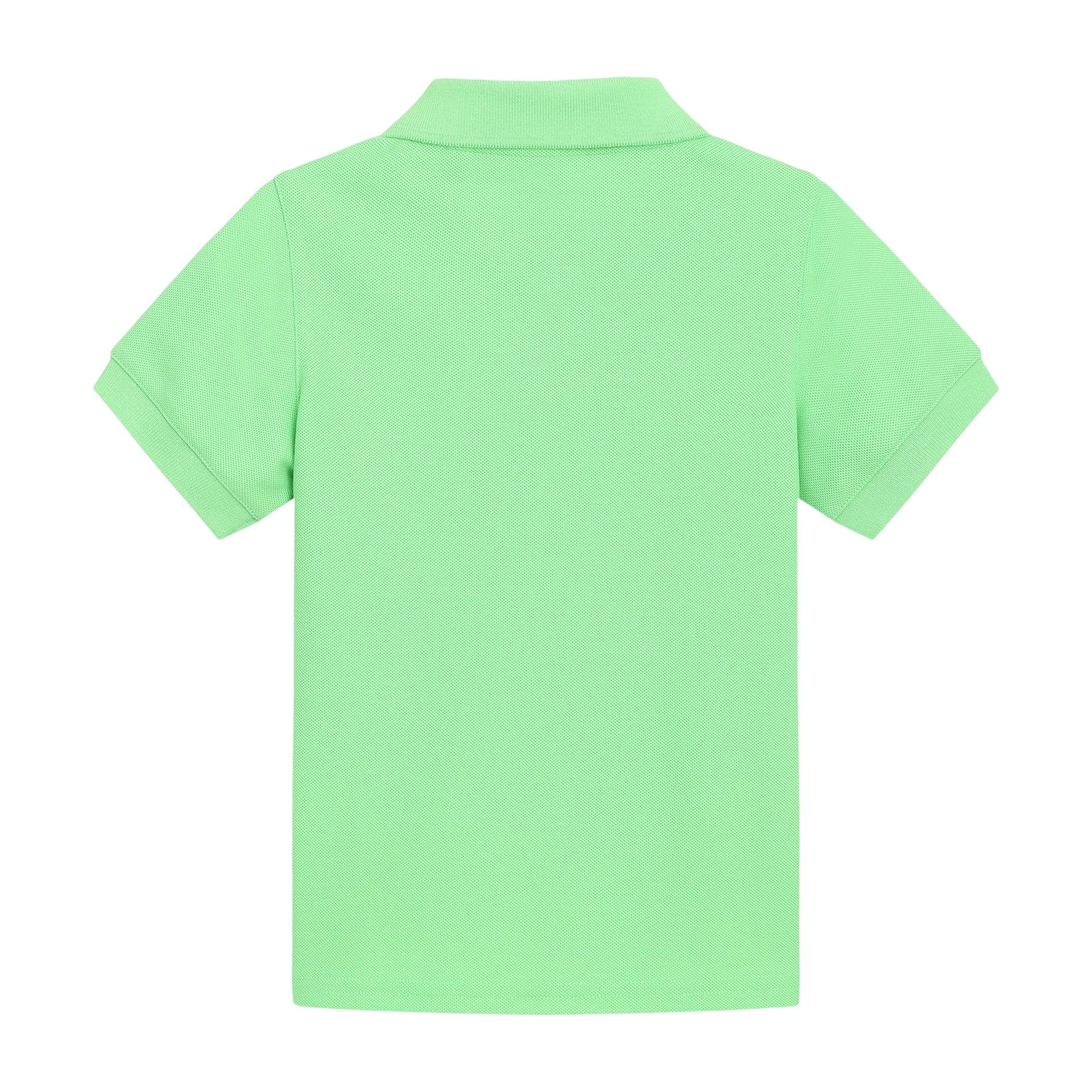 Bright Green - Back - Slazenger Baby Plain Polo Shirt