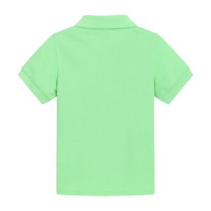 Bright Green - Back - Slazenger Baby Plain Polo Shirt