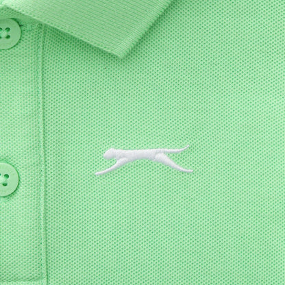 Bright Green - Side - Slazenger Baby Plain Polo Shirt