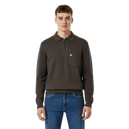 Iron - Side - Jack Wills Mens Long-Sleeved Polo Shirt