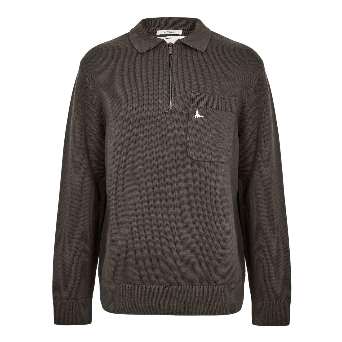 Iron - Front - Jack Wills Mens Long-Sleeved Polo Shirt