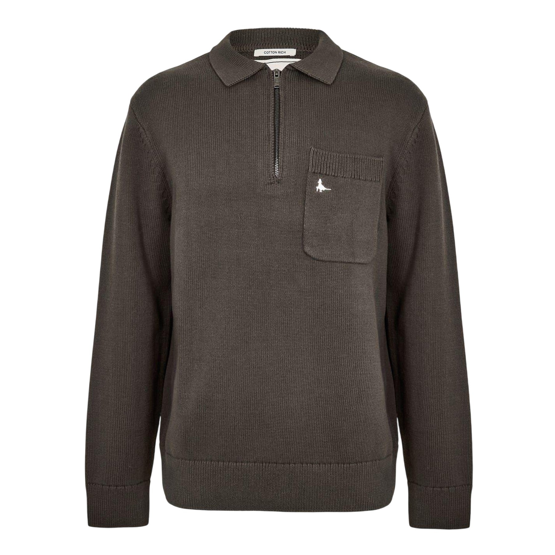 Iron - Front - Jack Wills Mens Long-Sleeved Polo Shirt