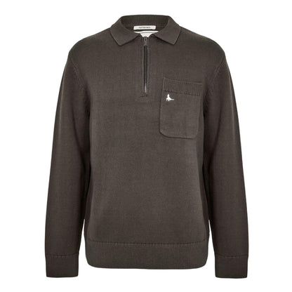 Iron - Front - Jack Wills Mens Long-Sleeved Polo Shirt