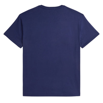 Navy - Back - Ralph Lauren Mens Logo Jersey Cotton Classic T-Shirt