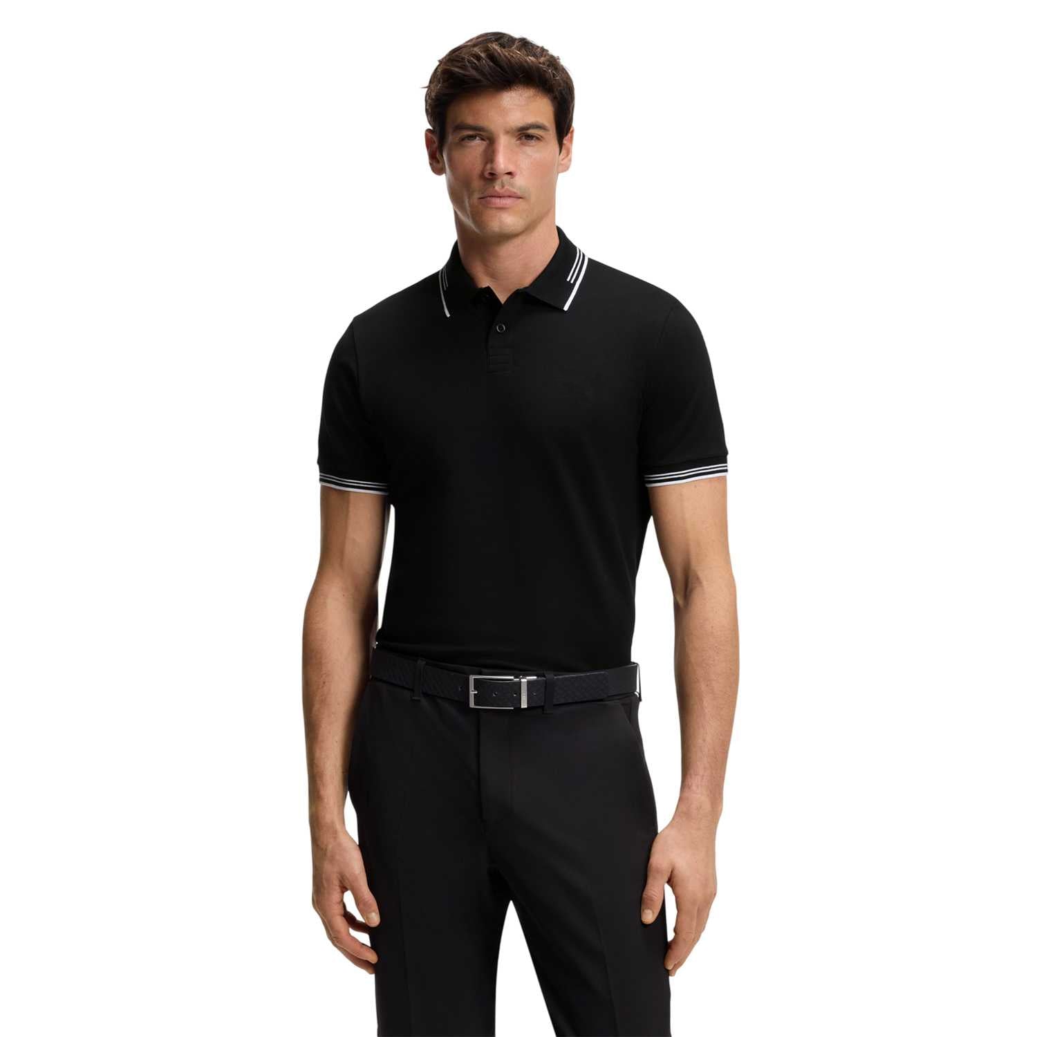 Jet Black - Side - Original Creator Mens Essential Pique Polo Shirt