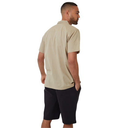 Stone - Back - Threadbare Mens Urmston Shirt