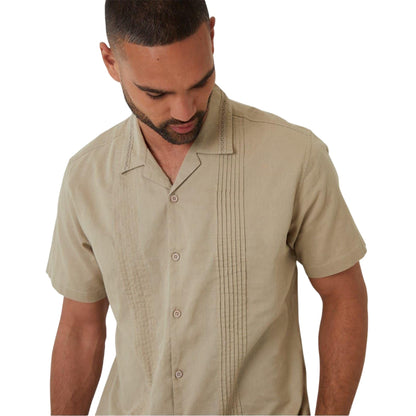 Stone - Side - Threadbare Mens Urmston Shirt