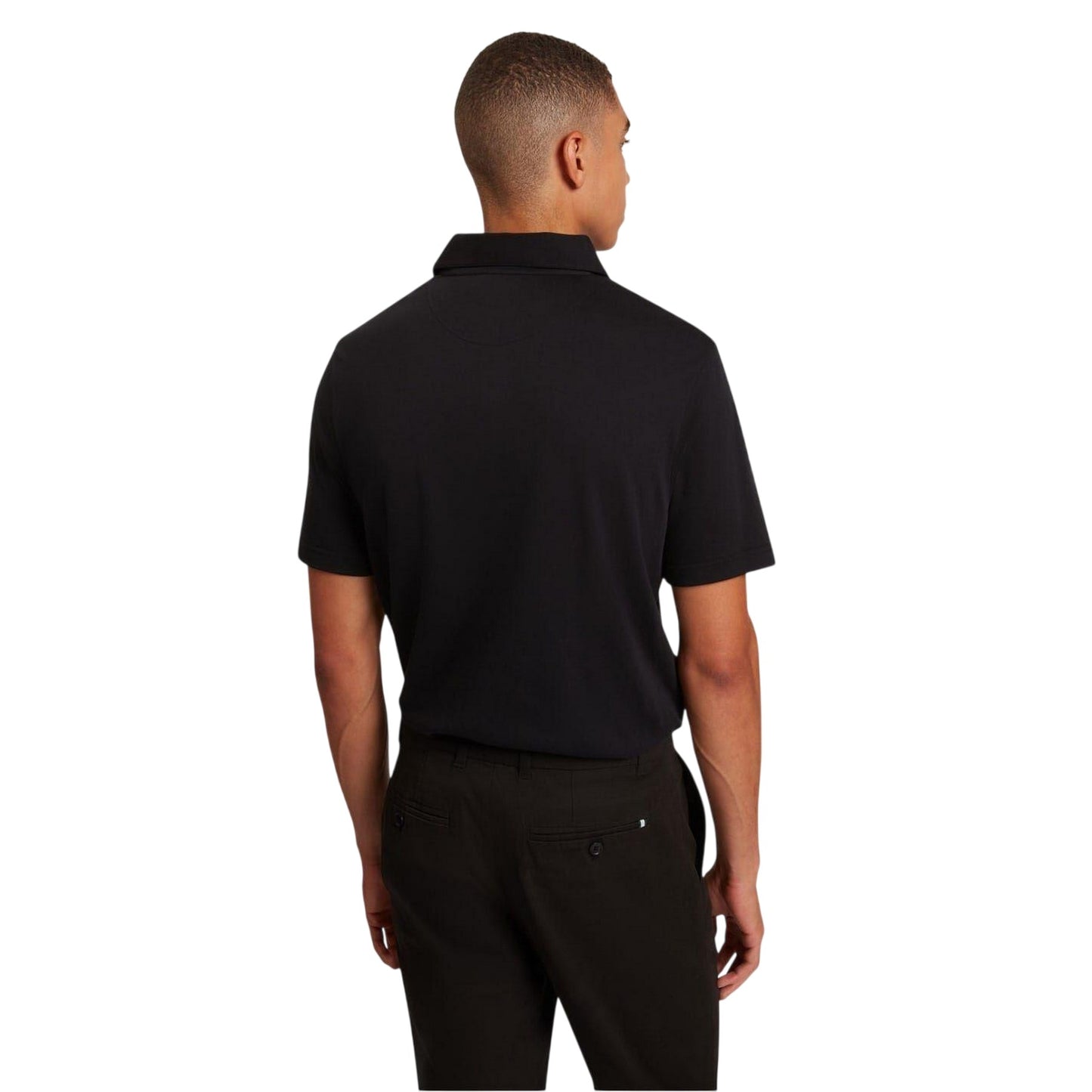 Black - Lifestyle - Ted Baker Mens Mercerised Cotton Polo Shirt