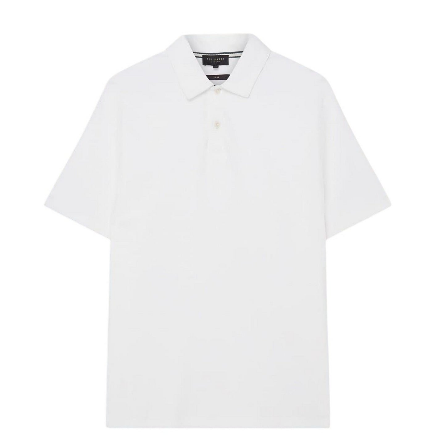 White - Front - Ted Baker Mens Mercerised Cotton Polo Shirt