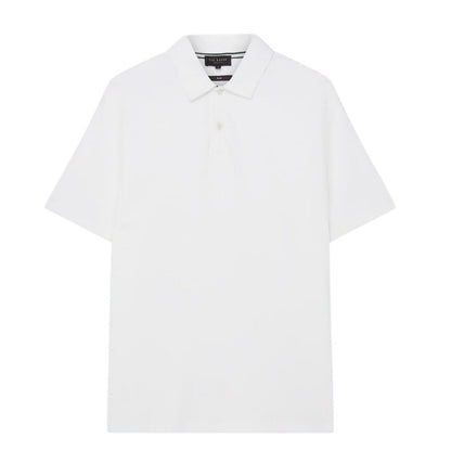 White - Front - Ted Baker Mens Mercerised Cotton Polo Shirt