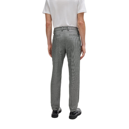 Black - Back - Boss Mens Regular Trousers