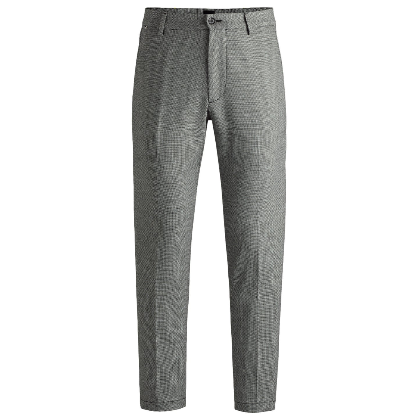 Black - Front - Boss Mens Regular Trousers