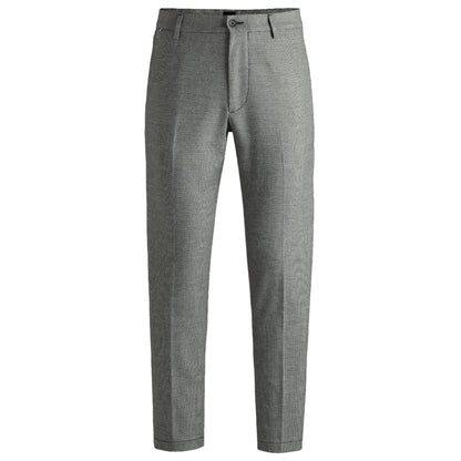 Black - Front - Boss Mens Regular Trousers