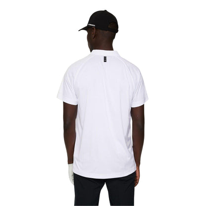 White - Lifestyle - J.Lindeberg Mens Sola Polo Shirt