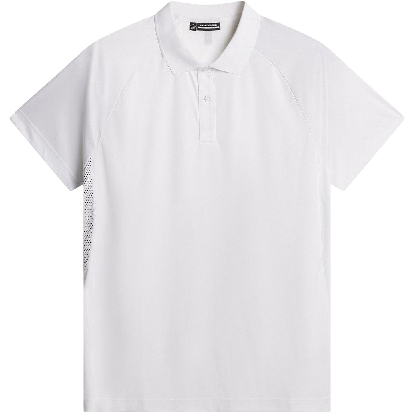 White - Front - J.Lindeberg Mens Sola Polo Shirt