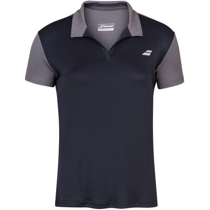 Black - Front - Babolat Womens-Ladies Play Polo Shirt