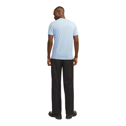 Cerulean - Back - Henleys Mens Henley Regular Short-Sleeved Shirt