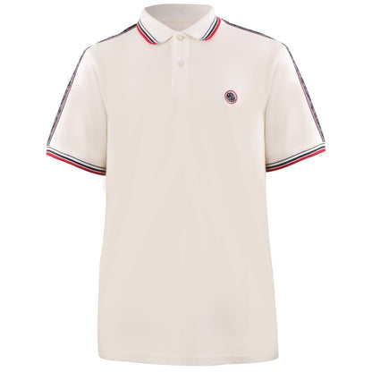 White - Front - Pretty Green Mens Eclipse Regular Short-Sleeved Polo Shirt