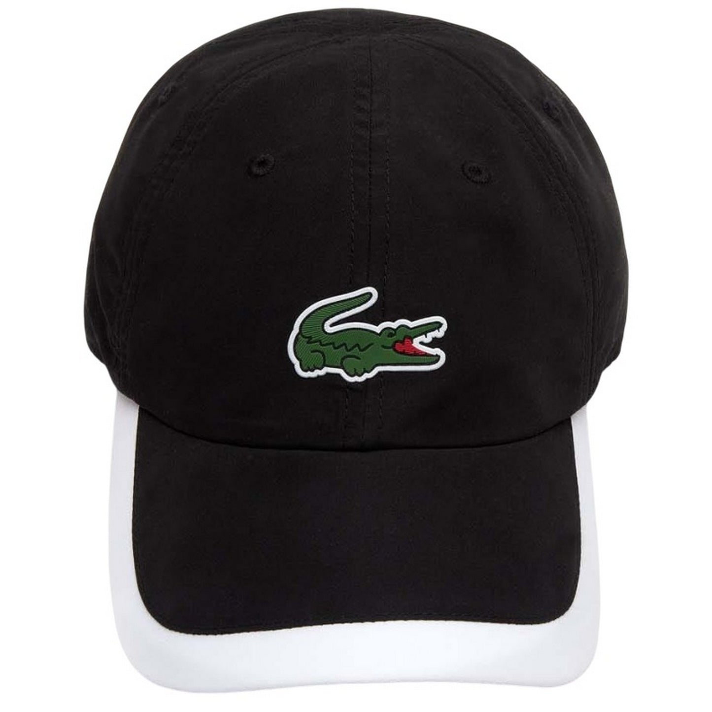 Black - Front - Lacoste Microfibre Sports Cap