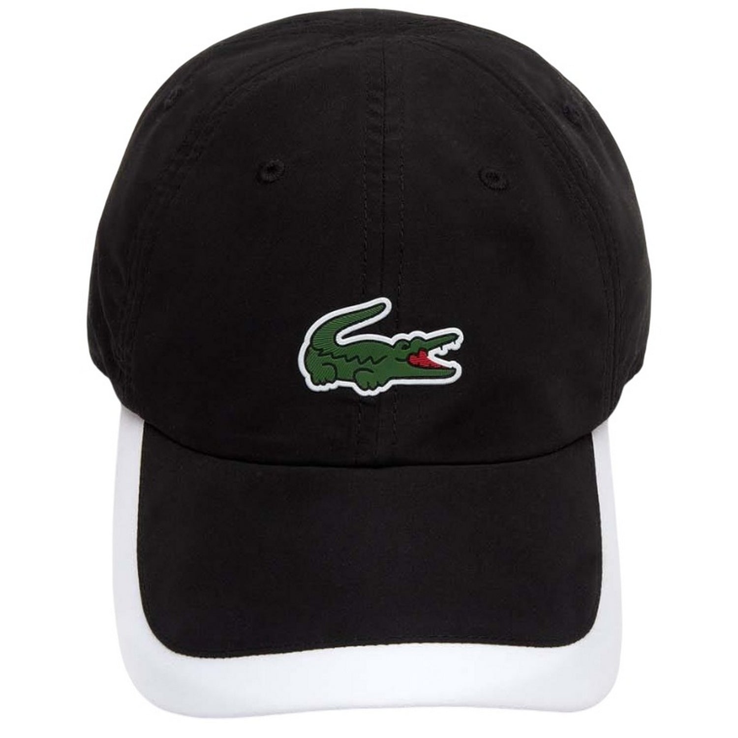 Black - Front - Lacoste Microfibre Sports Cap