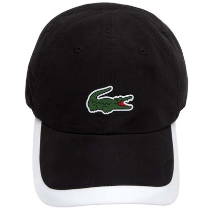 Black - Front - Lacoste Microfibre Sports Cap