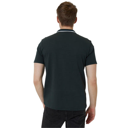 Pine Green - Back - Threadbare Mens Pinetwn Regular Short-Sleeved Polo Shirt