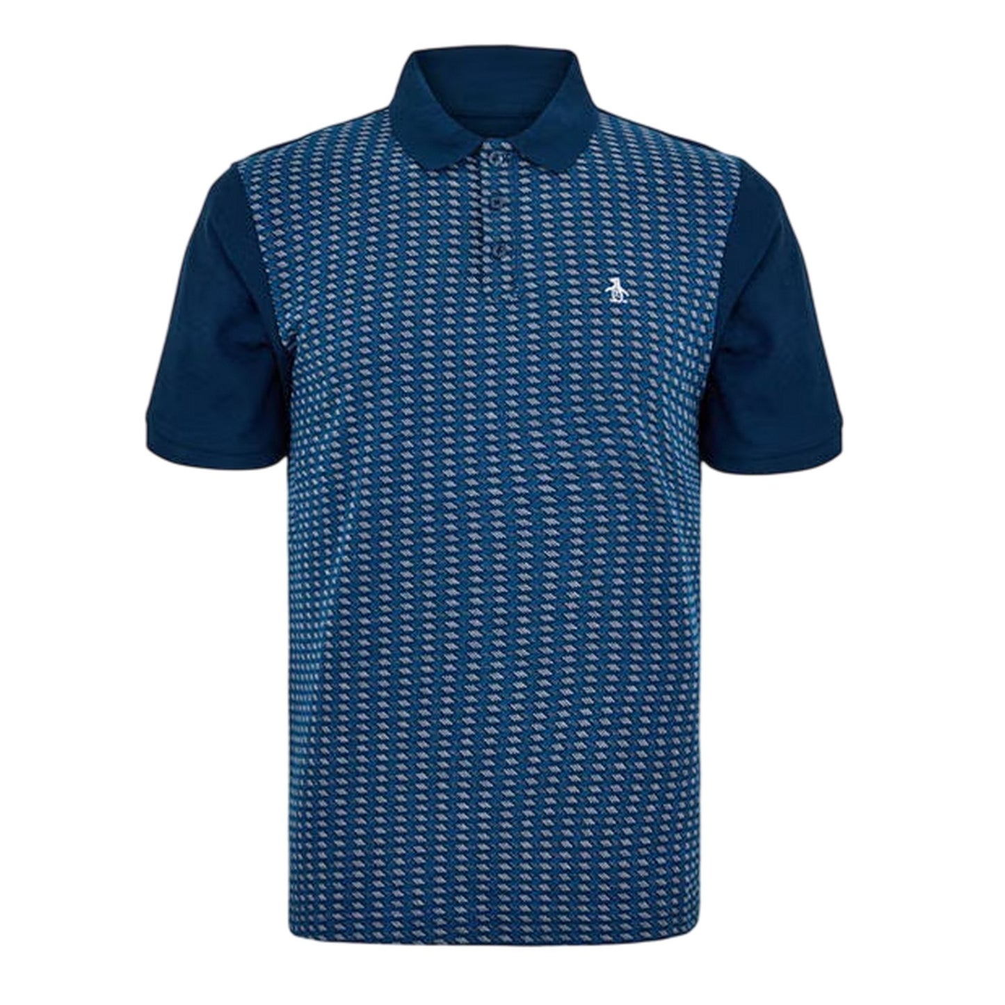 Yale Blue - Front - Original Penguin Mens Embroidered Regular Polo Shirt