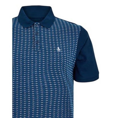 Yale Blue - Side - Original Penguin Mens Embroidered Regular Polo Shirt