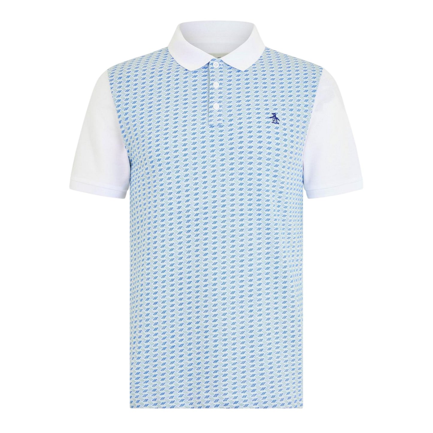 White - Front - Original Penguin Mens Embroidered Regular Polo Shirt