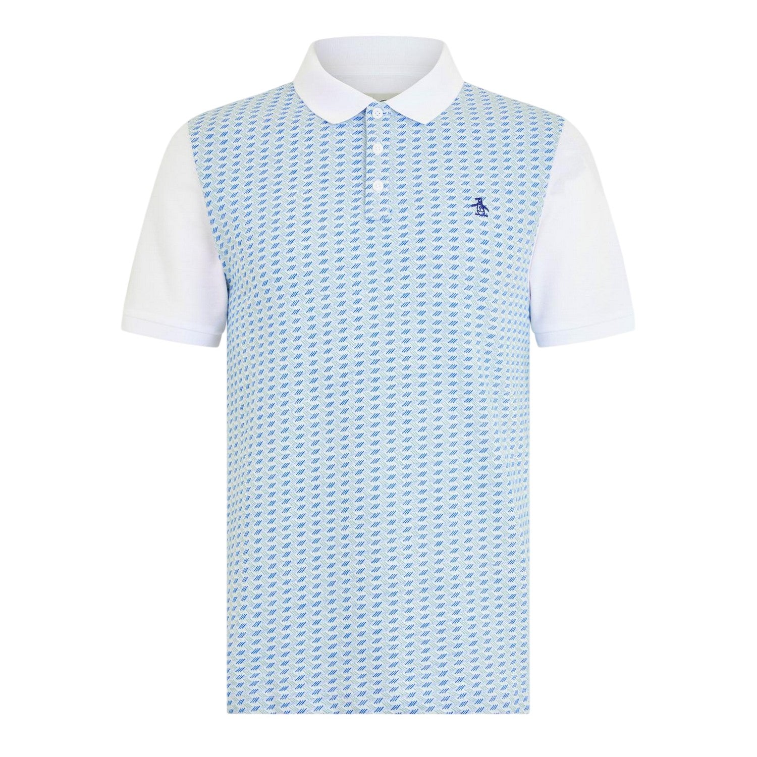 White - Front - Original Penguin Mens Embroidered Regular Polo Shirt