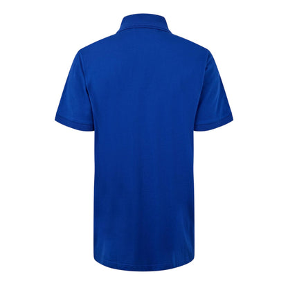 Mazarine Blue - Back - Original Penguin Mens Geometric Regular Short-Sleeved Polo Shirt