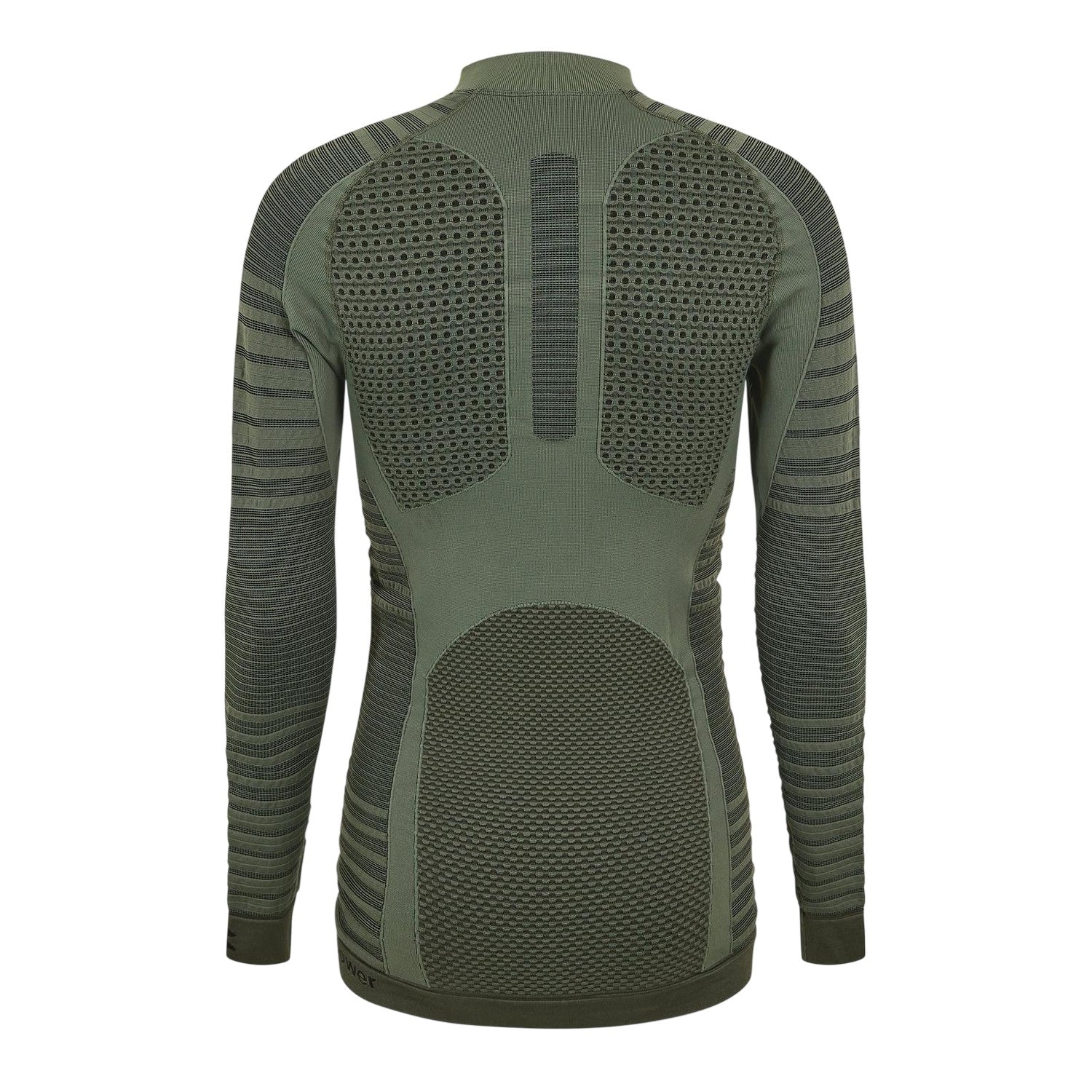 Green - Back - Diadora Mens Quarter Zip Long-Sleeved Top