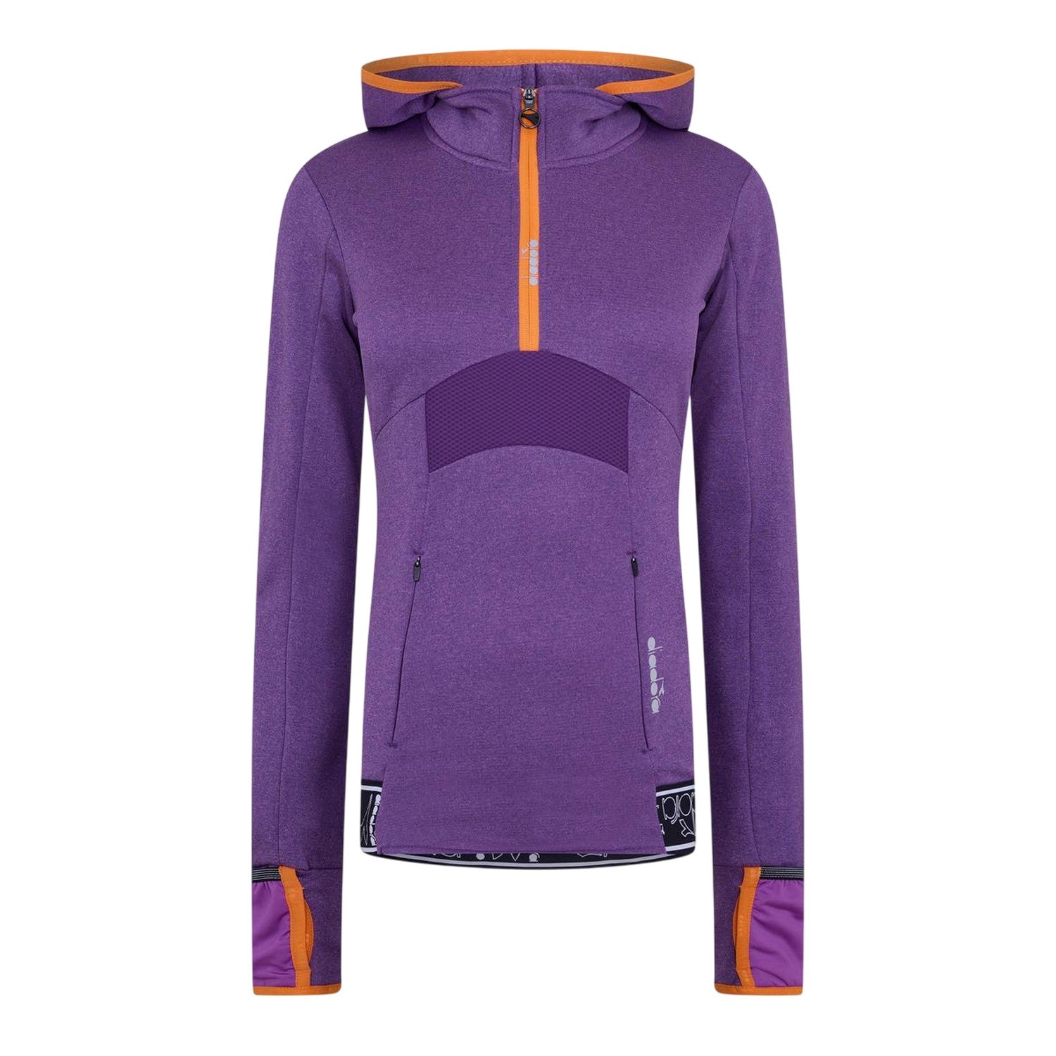 Purple - Front - Diadora Womens-Ladies Performance Top