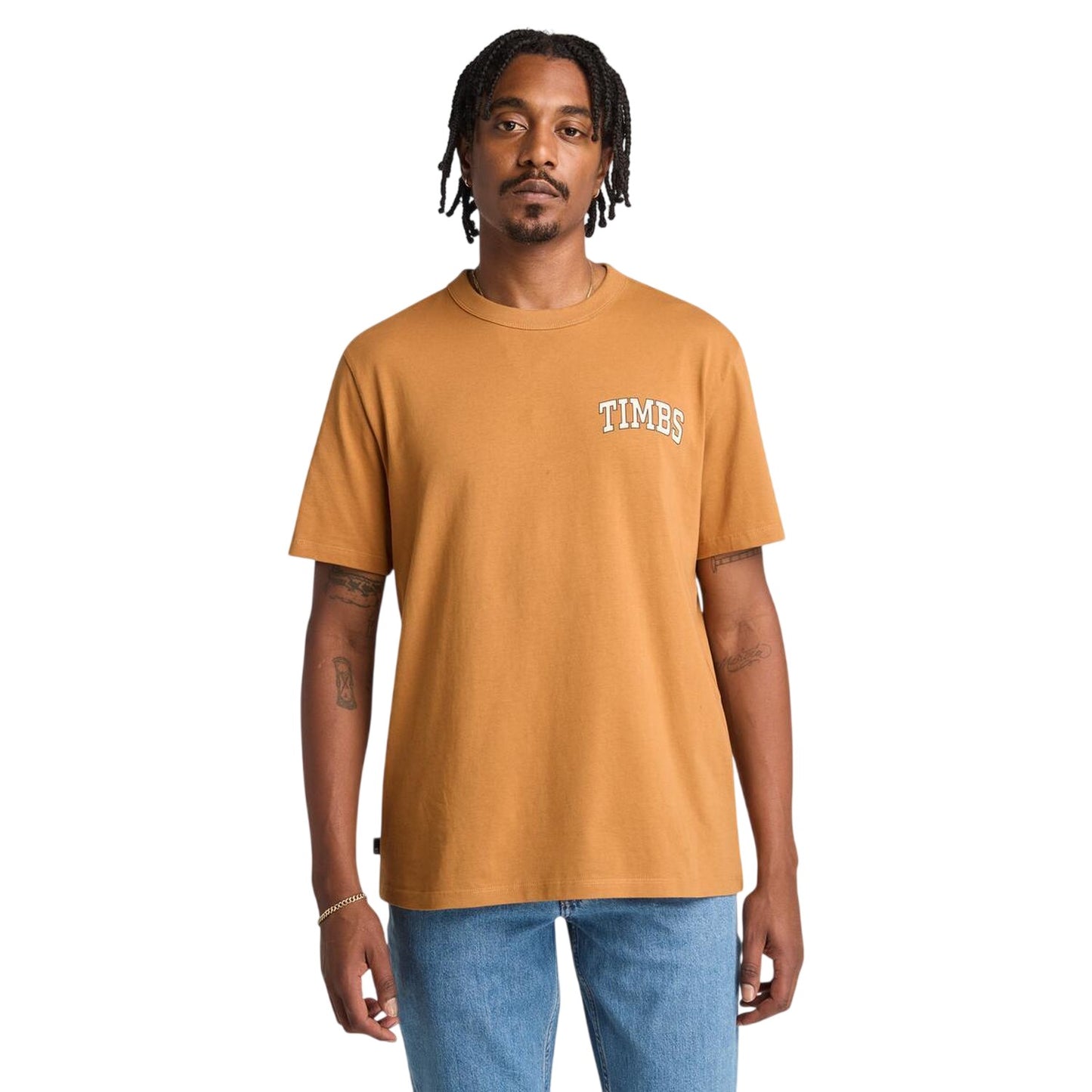 Wheat - Side - Timberland Mens Timbs T-Shirt