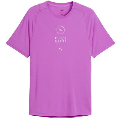 Orchid - Front - Puma Mens Hyrox DryElite Training T-Shirt