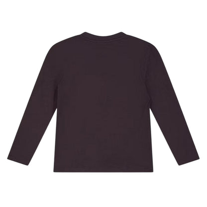Red - Back - Farah Childrens-Kids Logo Long-Sleeved T-Shirt