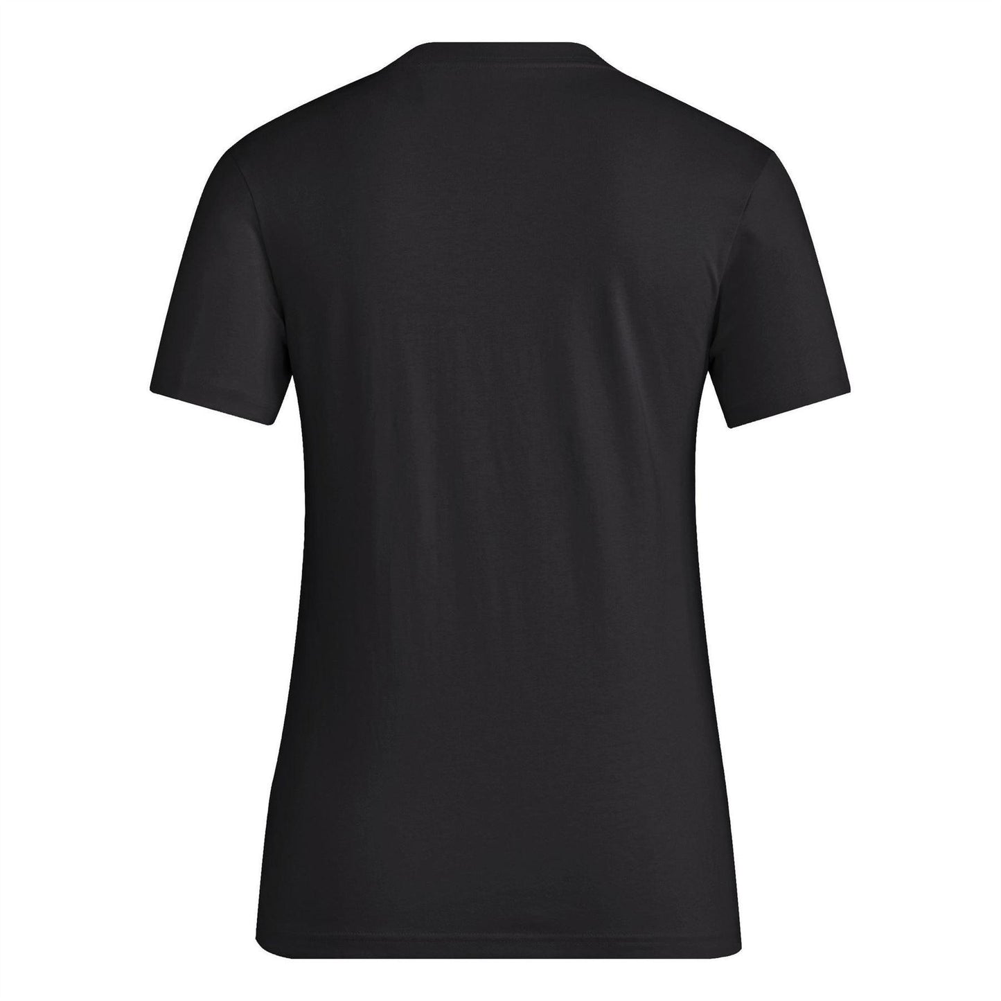 Black - Back - Adidas Womens-Ladies Essentials Single Jersey T-Shirt