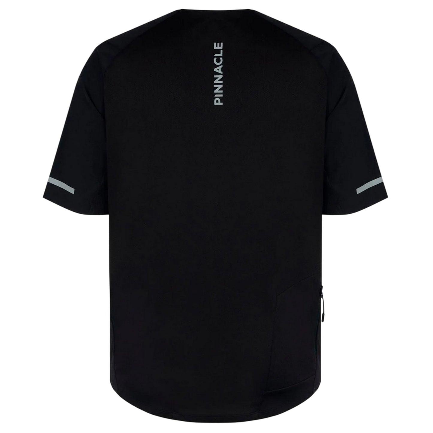 Black - Back - Pinnacle Mens Logo Cycling Jersey