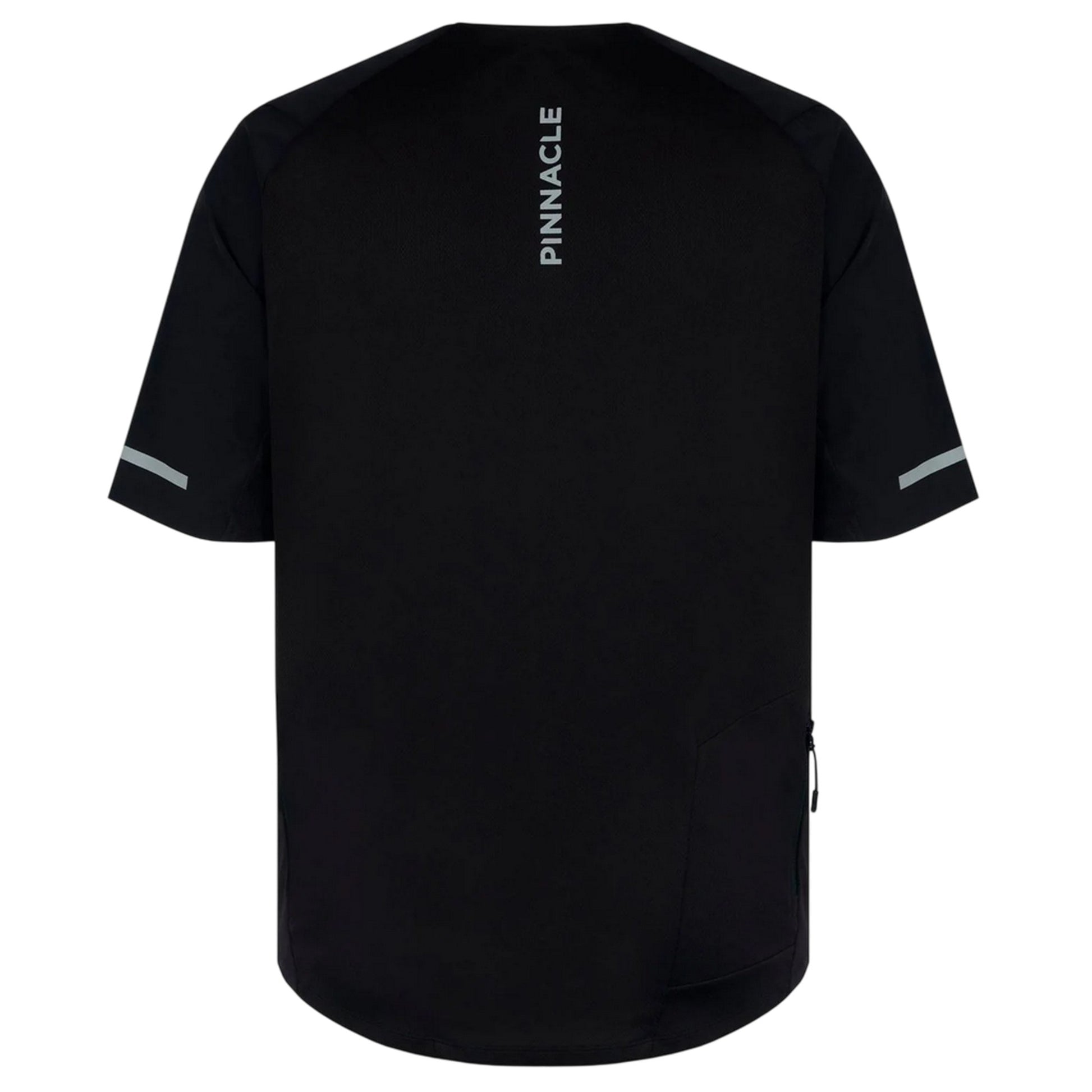 Black - Back - Pinnacle Mens Logo Cycling Jersey