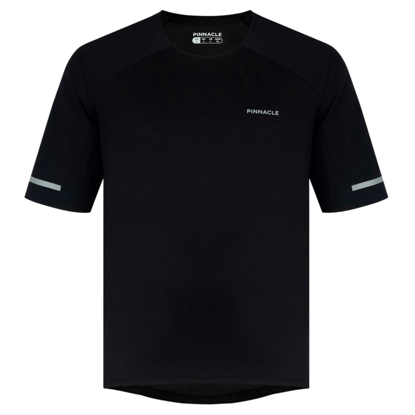 Black - Front - Pinnacle Mens Logo Cycling Jersey