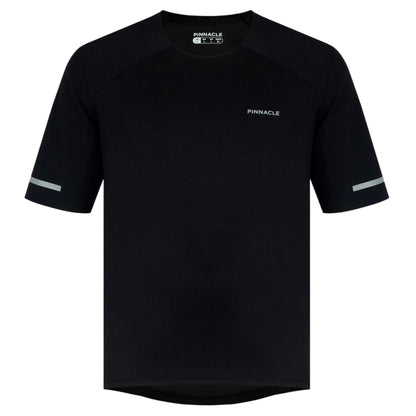 Black - Front - Pinnacle Mens Logo Cycling Jersey