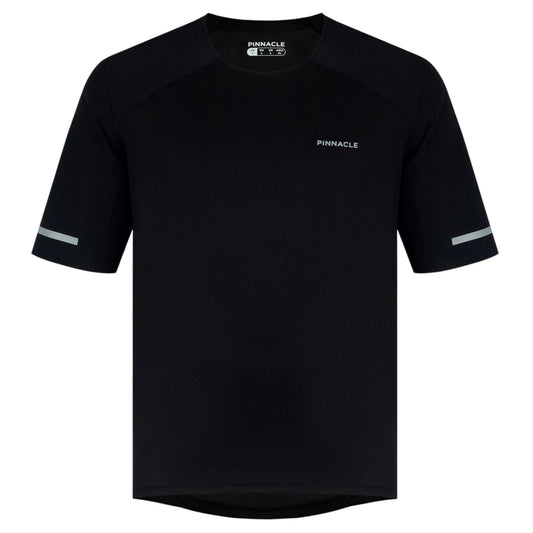 Black - Front - Pinnacle Mens Logo Cycling Jersey